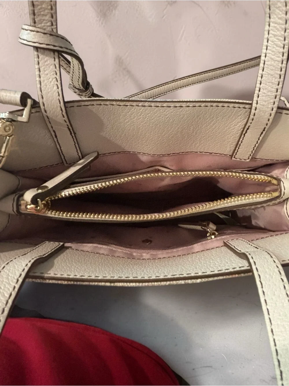 Kate Spade New York Thompson Street Sam floral print linen small satchel bag